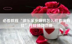 必看教程“微乐家乡麻将怎么样看出有挂”开挂辅助详细