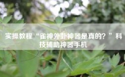 实操教程“雀神外卦神器是真的？”科技辅助神器手机