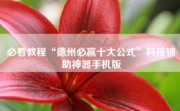 必看教程“德州必赢十大公式”科技辅助神器手机版