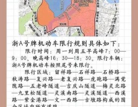 杭州限行规定／外地车牌在杭州限行规定