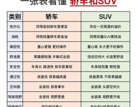 轿车和suv哪个省油／轿车和suv哪个更省油,能差多少油耗