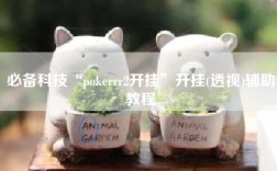 必备科技“pokerrr2开挂”开挂(透视)辅助教程