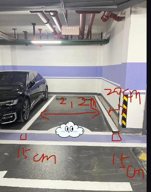 小区停车位标准尺寸(小区停车位标准尺寸包括白色线的尺寸吗)