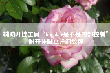 辅助开挂工具“hhpoker是不是内部控制	”附开挂脚本详细教程