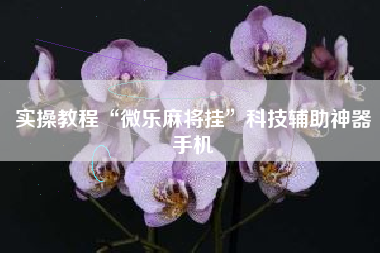 实操教程“微乐麻将挂”科技辅助神器手机